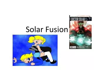 Solar Fusion