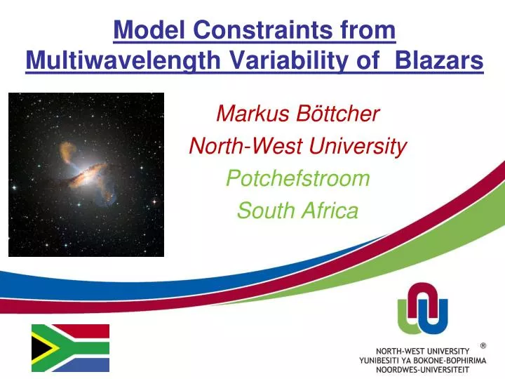 model constraints from multiwavelength variability of blazars