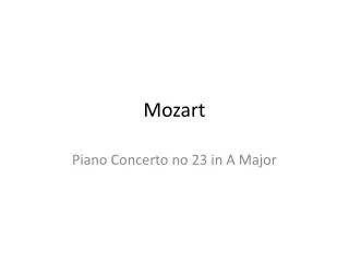 Mozart