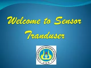 welcome to sensor tranduser