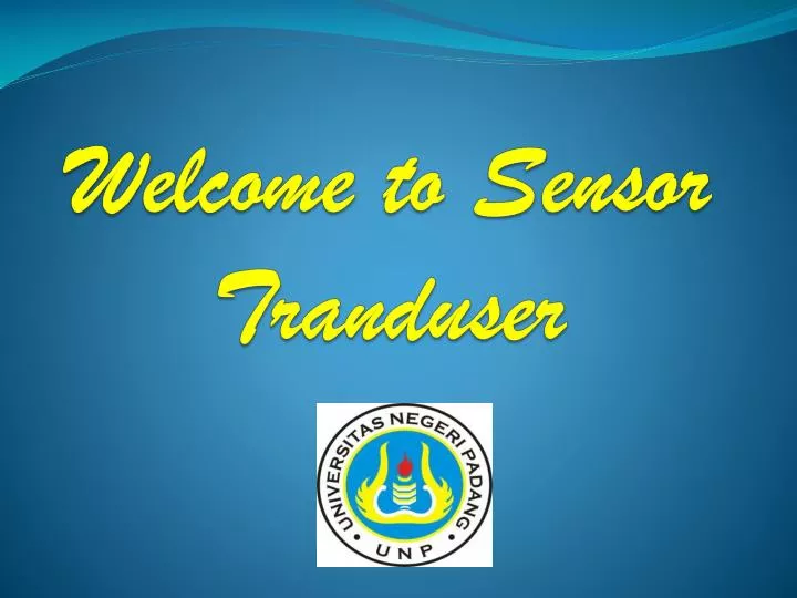 welcome to sensor tranduser