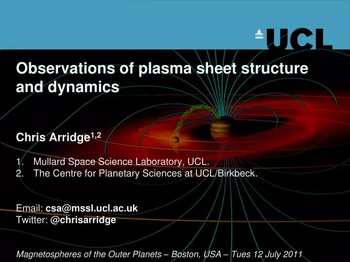 observations of plasma sheet structure and dynamics