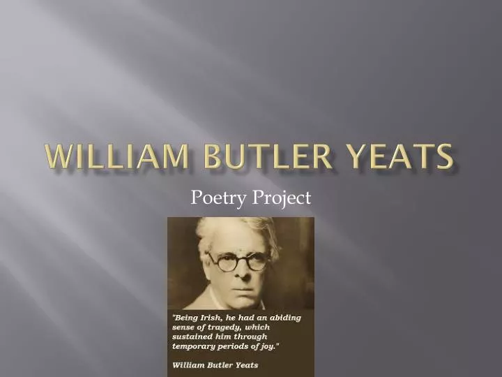 william butler yeats