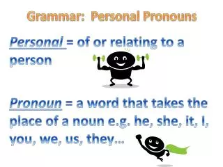 Grammar: Personal Pronouns