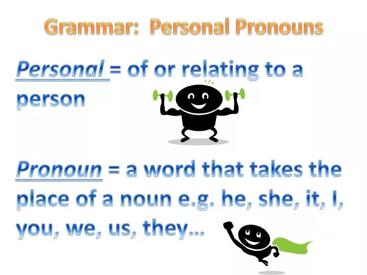 grammar personal pronouns