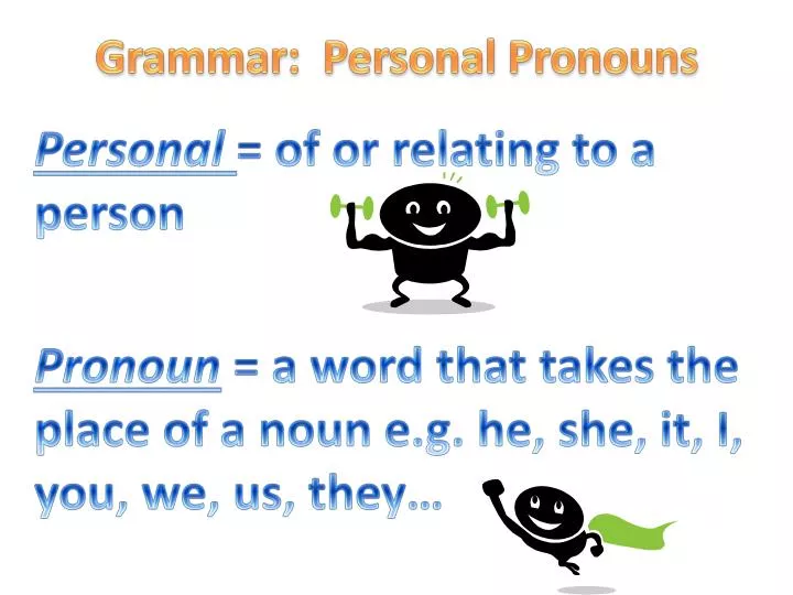 powerpoint presentation on personal pronouns