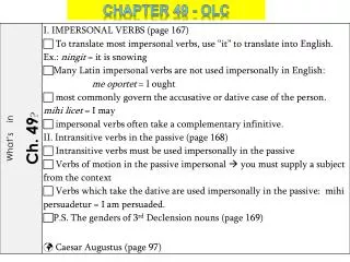 ChAPTER 49 - OLC