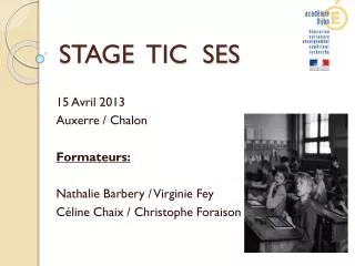 stage tic ses