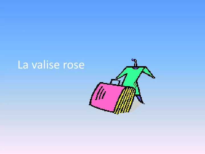 la valise rose