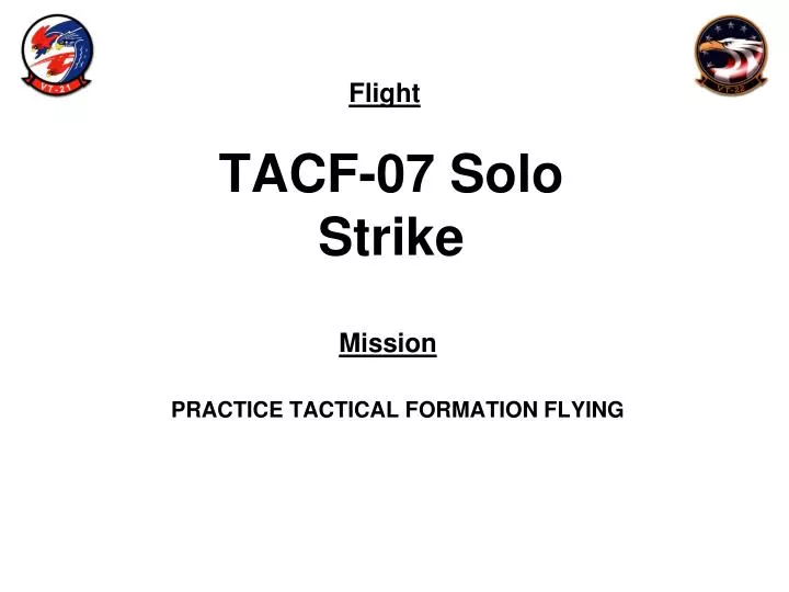 tacf 07 solo strike