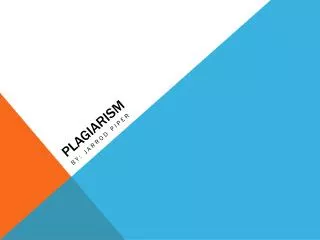 plagiarism