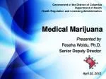 Medical Marijuana - slide 1