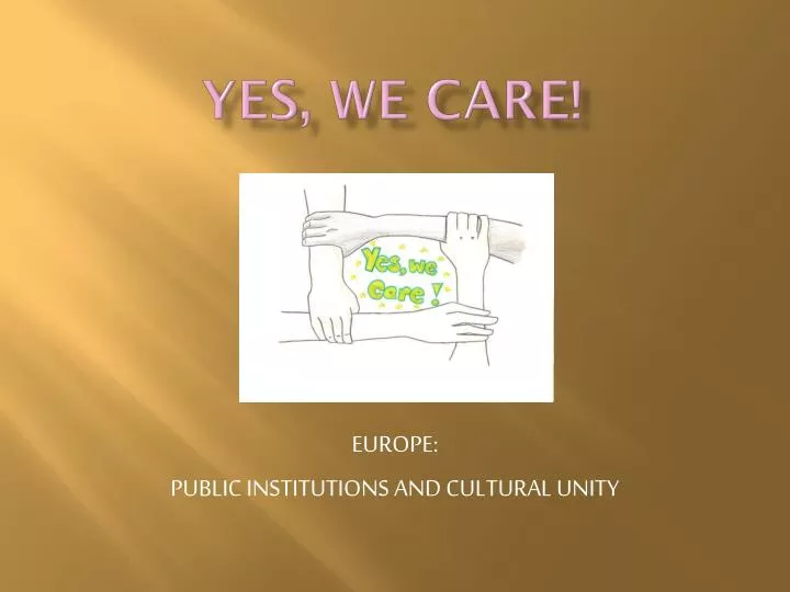 yes we care