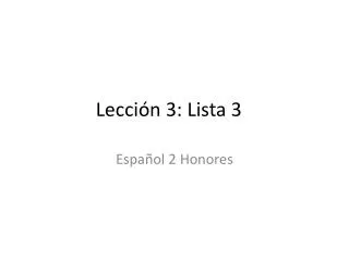 lecci n 3 lista 3