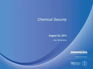 Chemical Security