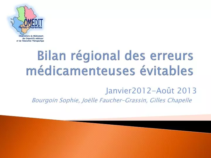 bilan r gional des erreurs m dicamenteuses vitables