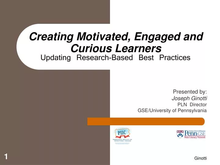 creating motivated engaged and curious learners updating research based best practices