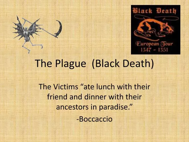 the plague black death