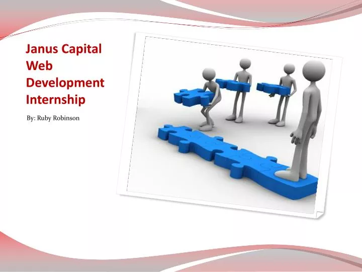 janus capital web development internship