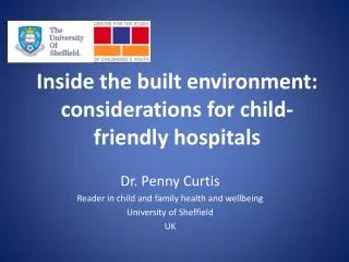 Inside the built environment: considerations for child-friendly hospitals
