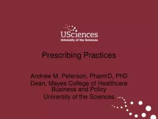 Prescribing Practices