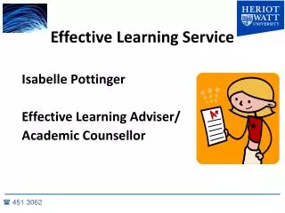 Effective Learning Service