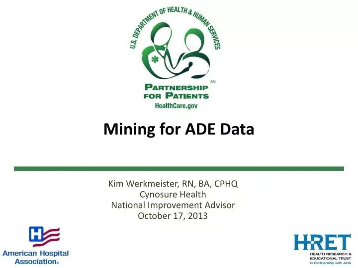 mining for ade data