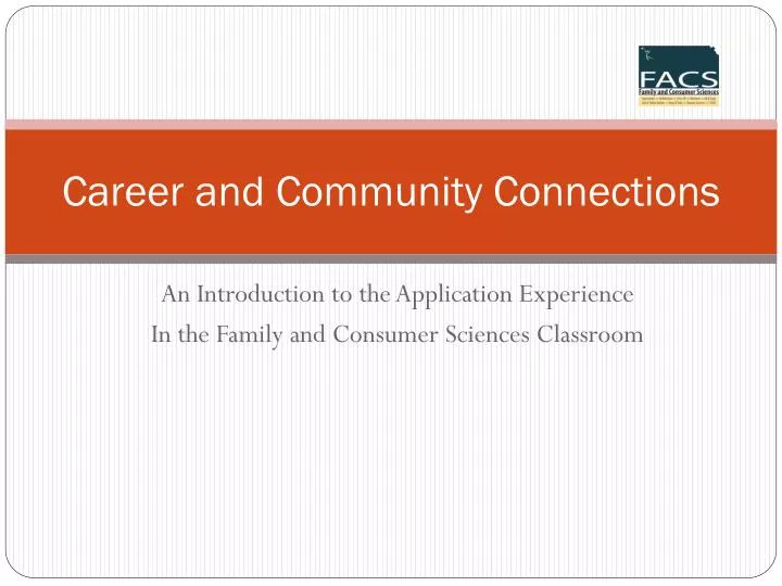 career and community connections