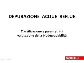 depurazione acque reflue