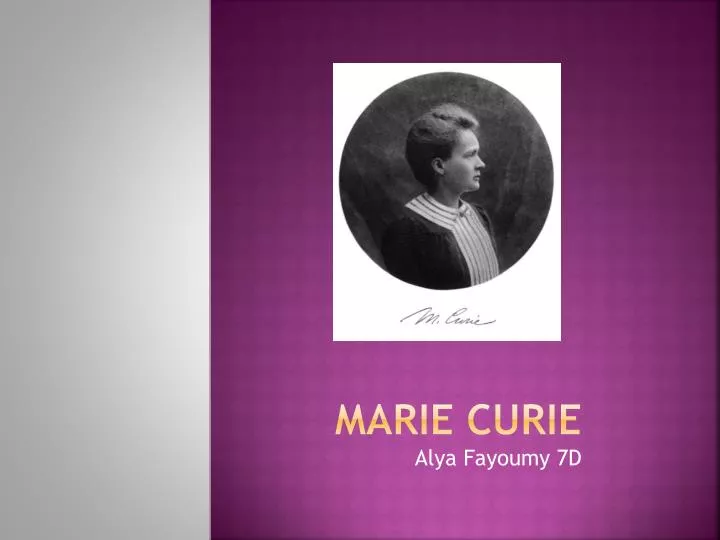 marie curie