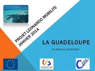 projet leonardo mobilite janvier 2014