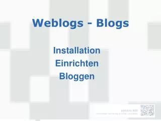 weblogs blogs