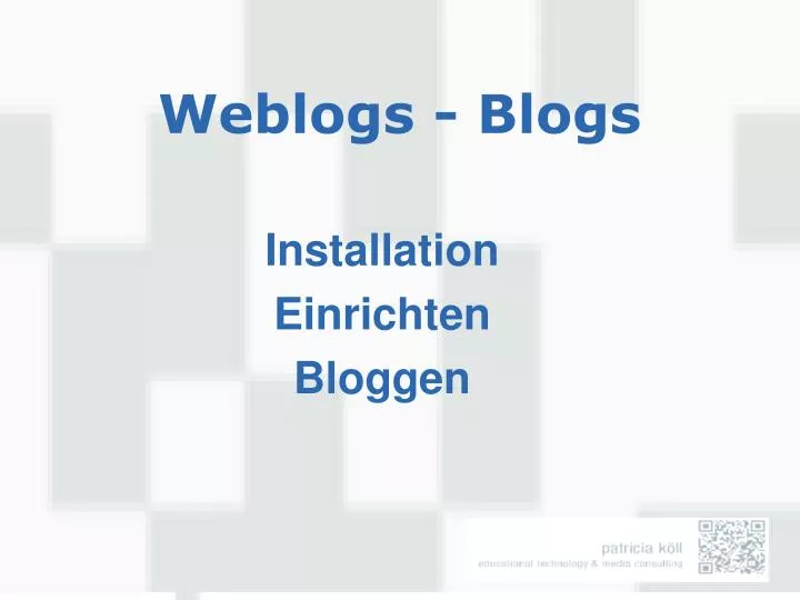 weblogs blogs