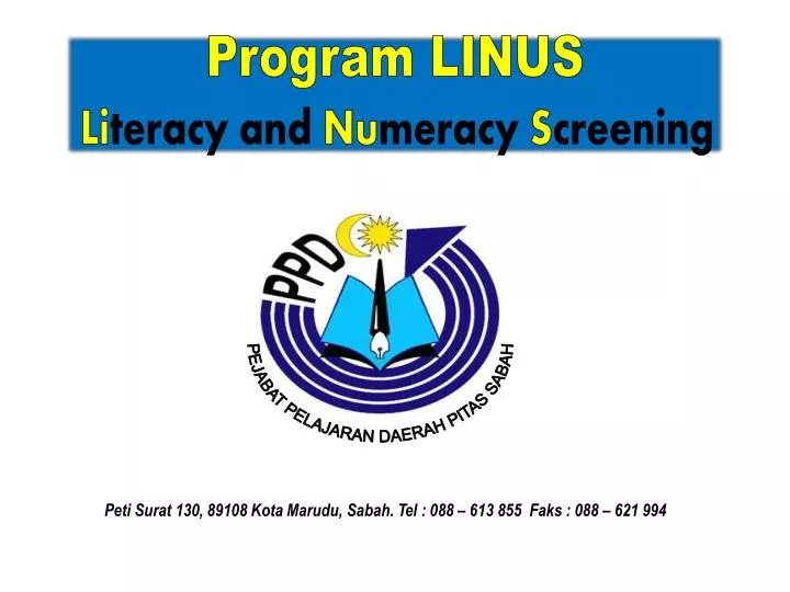 program linus li teracy and nu meracy s creening