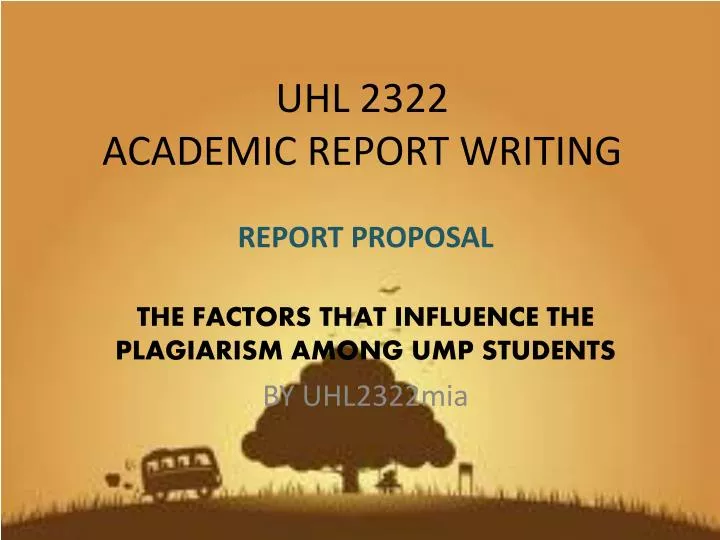 uhl 2322 academic report writing