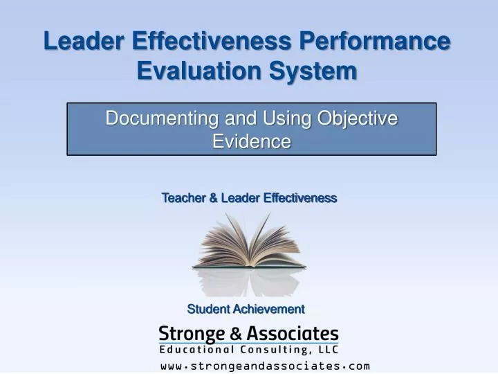 leader effectiveness performance evaluation system