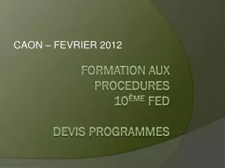 caon fevrier 2012