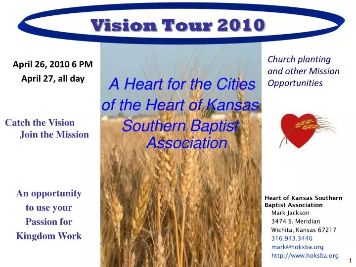 vision tour 2010