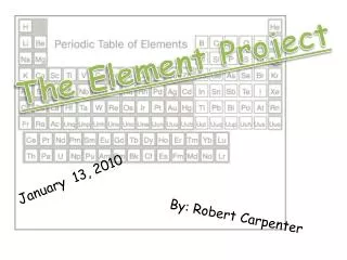 The Element Project