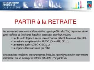 partir la retraite