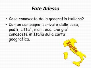 fate adesso