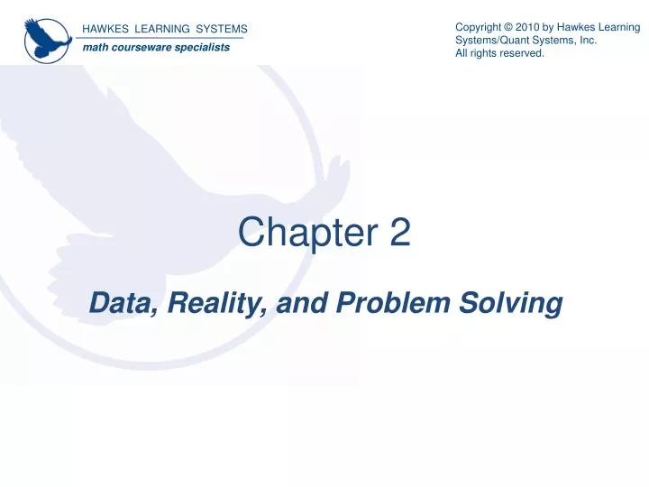 data reality and problem solving