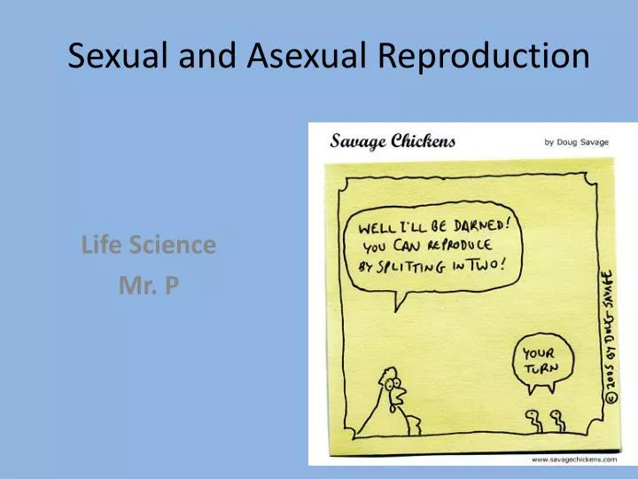 sexual and asexual reproduction
