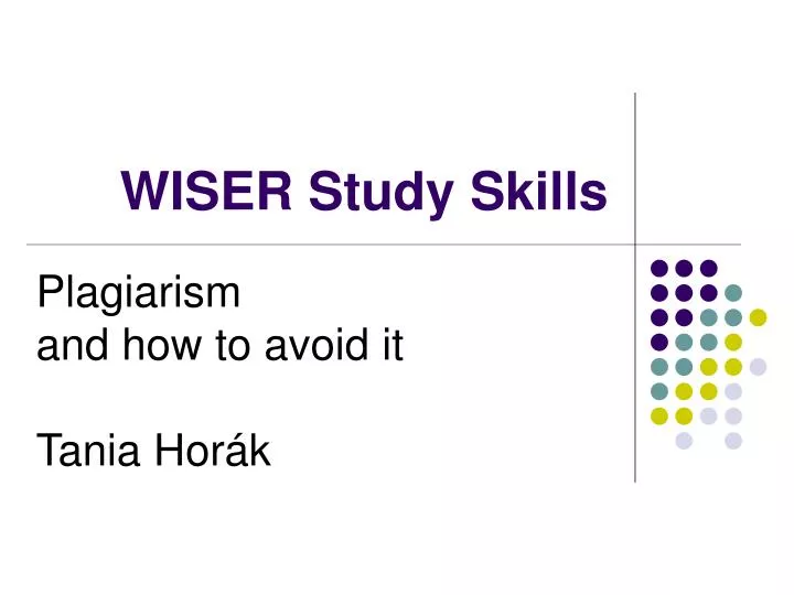 wiser study skills