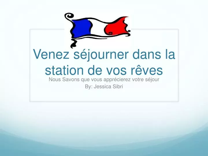 venez s journer dans la station de vos r ves