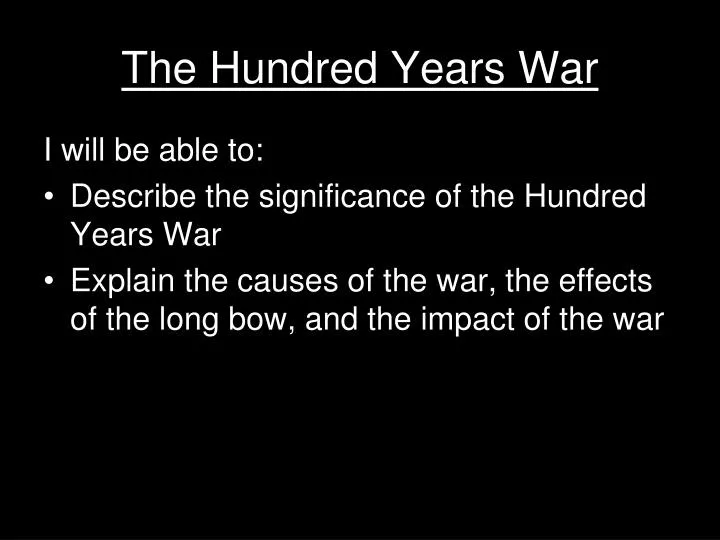 the hundred years war