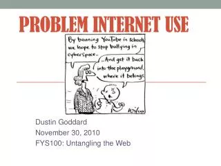 Problem internet use