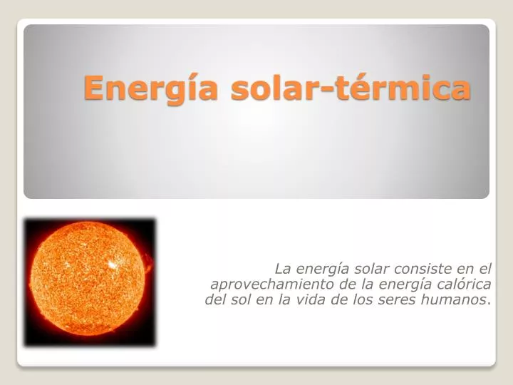 energ a solar t rmica