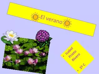 el verano