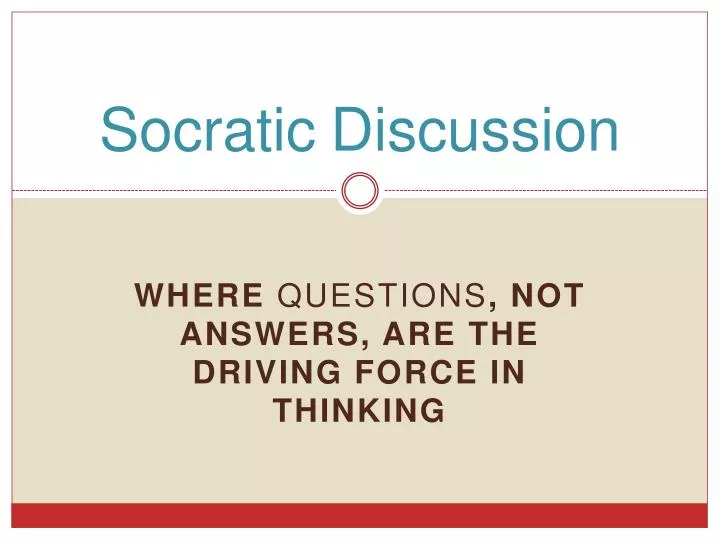 socratic discussion